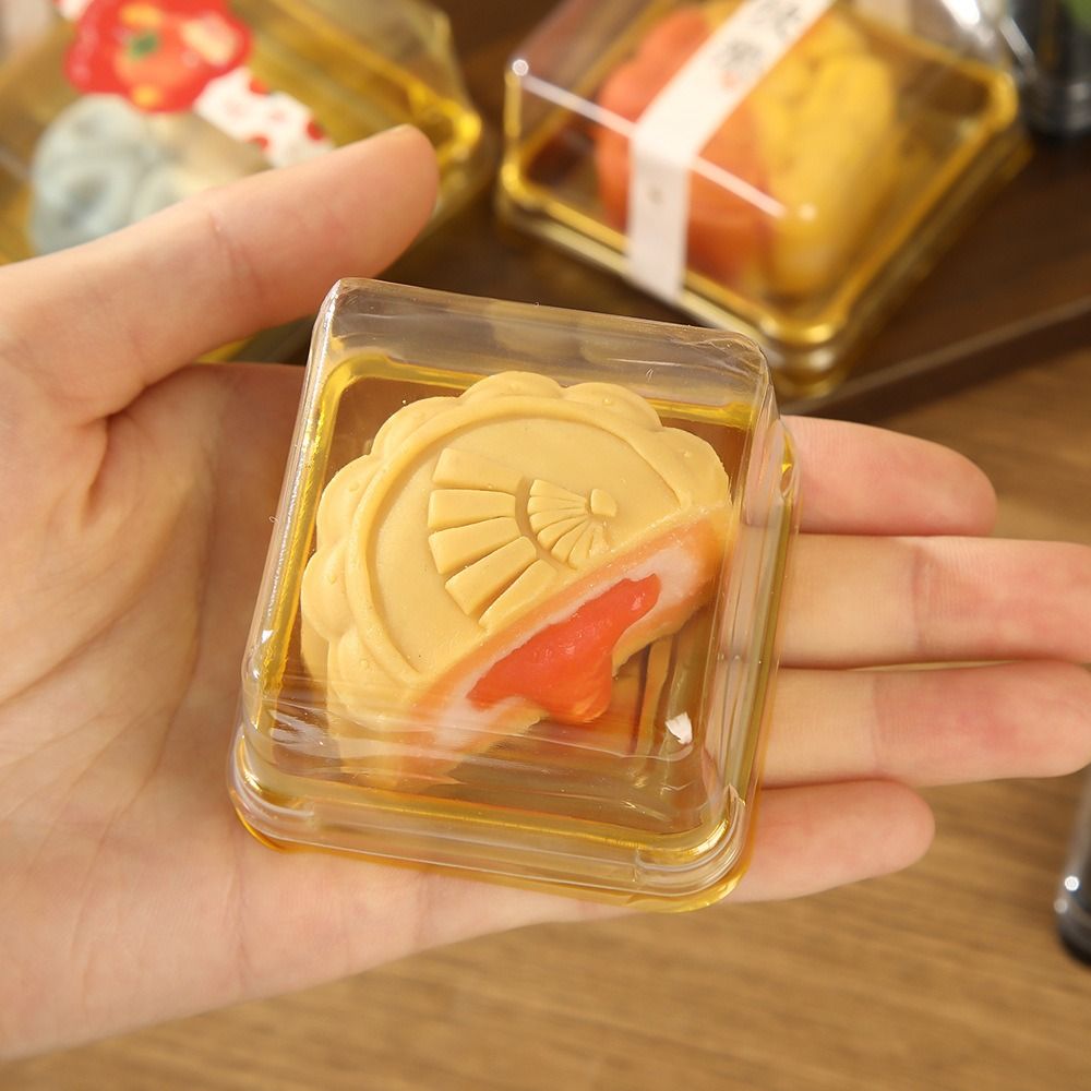 Xmas Food Storage Containers - 50 Adet 50/75/100g Ay Çöreği Kutuları
