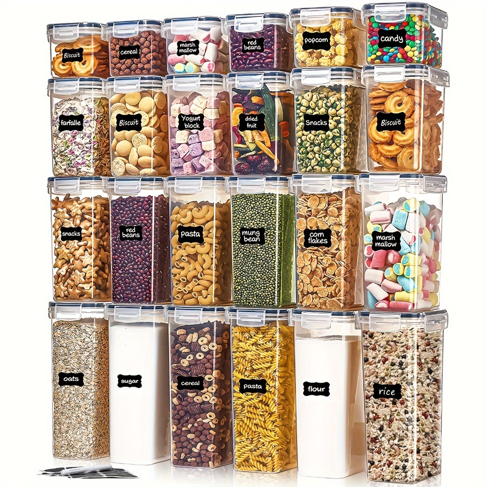 Food Storage Warehouse - 24 adet gıda saklama kapları 12