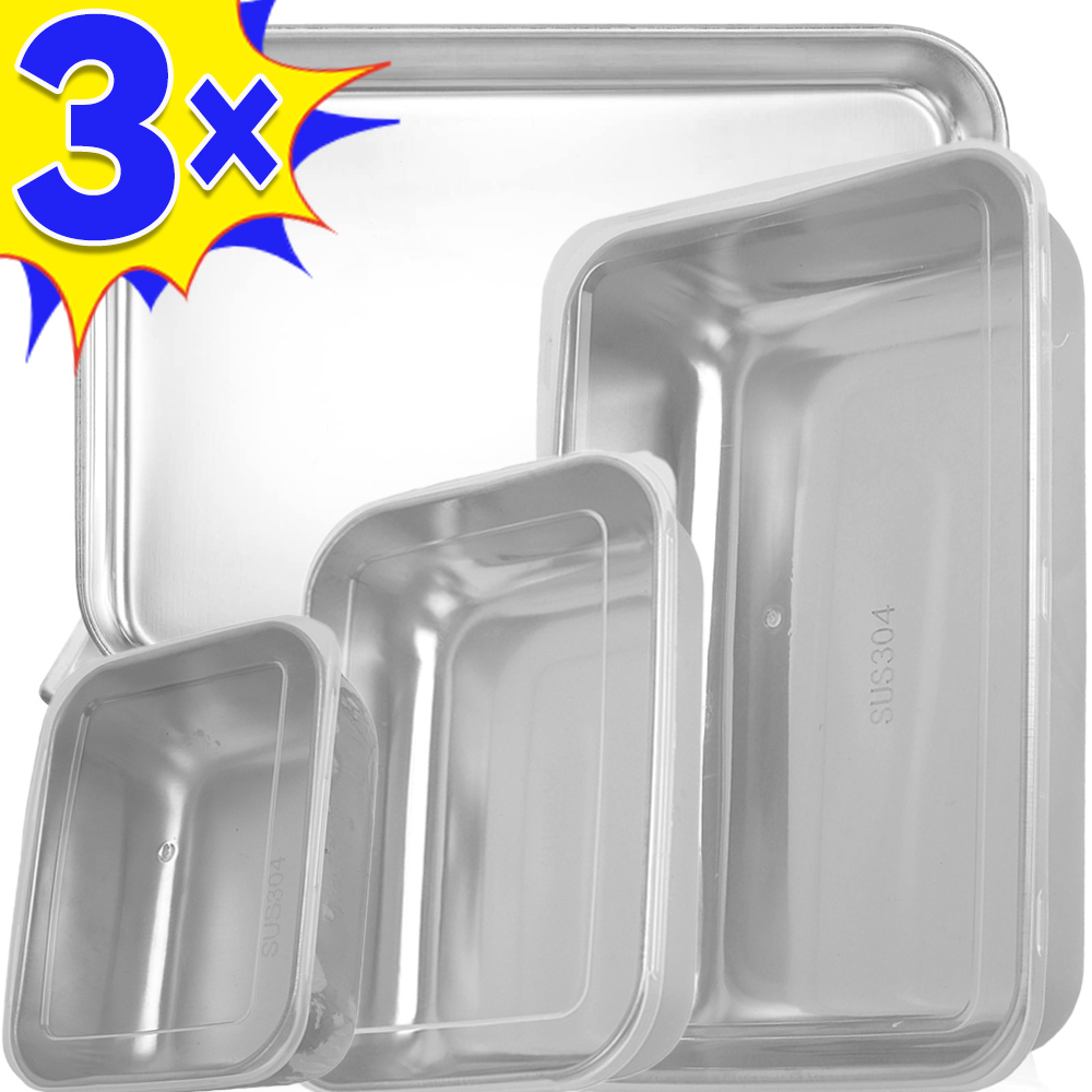 Food Storage Box Stainless Steel - Paslanmaz Çelik Gıda Saklama Kutusu Taze