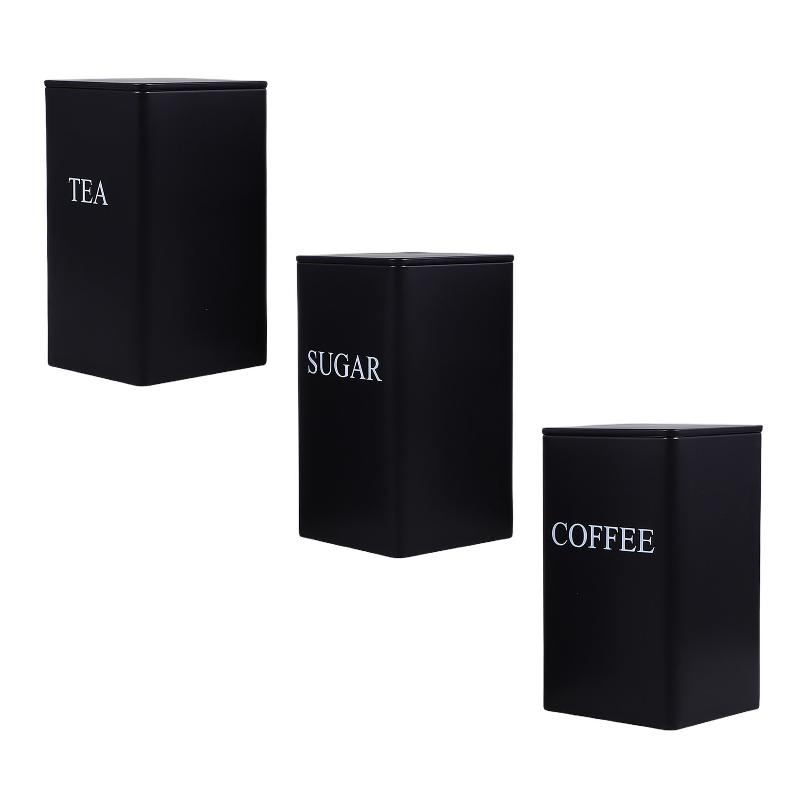 Food Storage Jars Plastic - 3 Adet Mutfak Saklama Kabı, Metal,