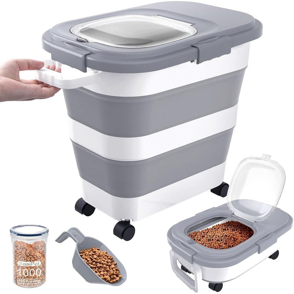 Food Storage Pet - Hava Geçirmez Köpek Maması Saklama Kabı,