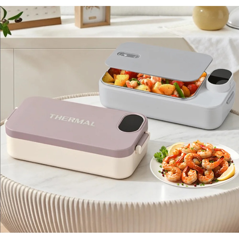 Food Storage Box Stainless Steel - Taşınabilir Isıtmalı Yemek Kutusu 304 Paslanmaz