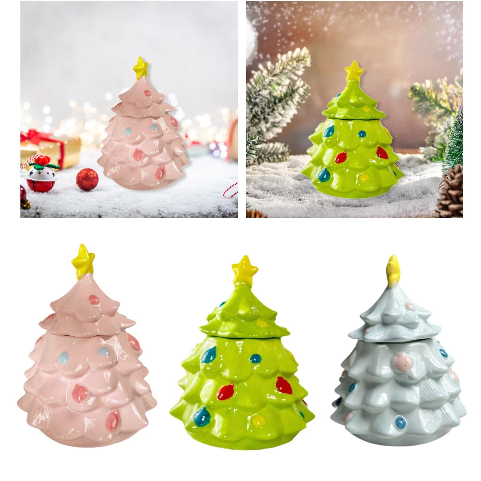 Xmas Food Storage Containers - Noel Ağacı Şeker Kavanozu Sevimli Noel