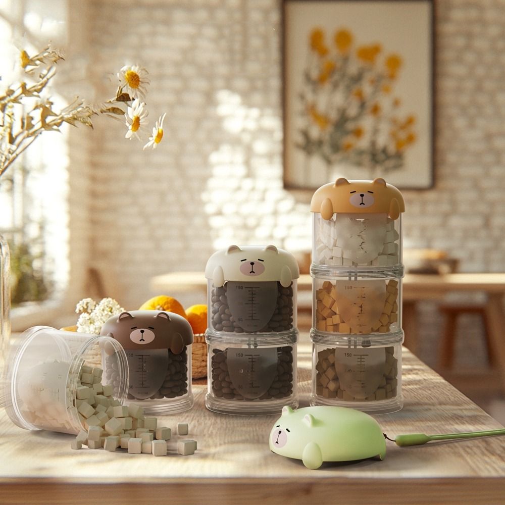 Food Storage Pet - Pratik Plastik Çok Katmanlı Kedi Maması