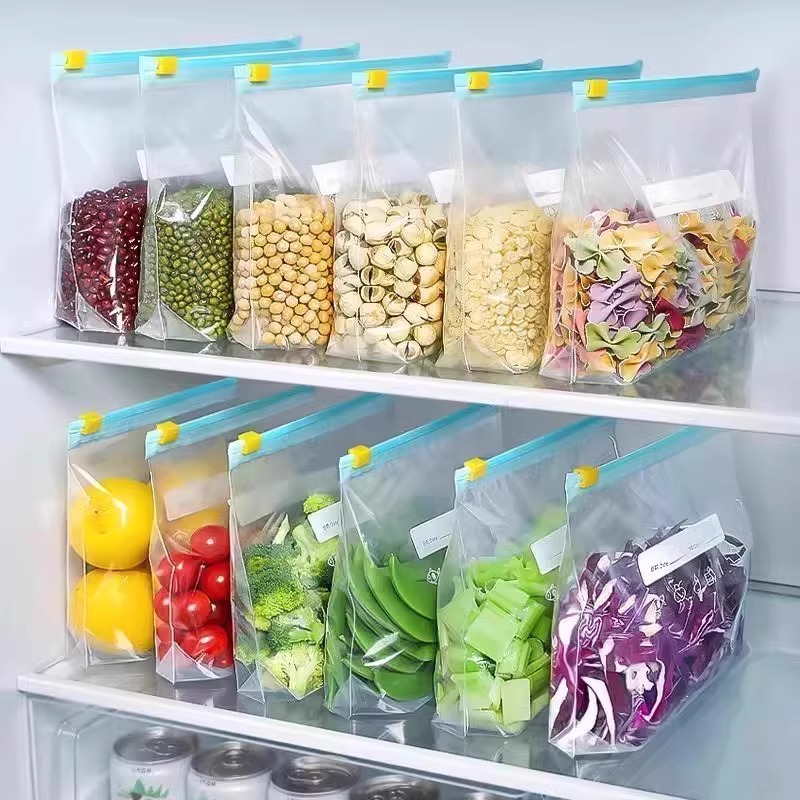 Food Storage With Lock - Zip Kilitli Gıda Saklama Torbaları, Buzdolabı
