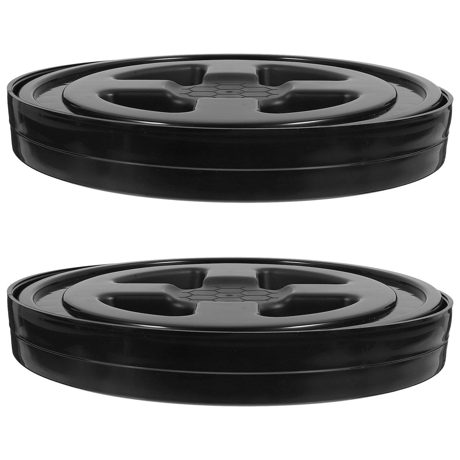 Food Storage With Lock - 2 Adet Kilitli Kova Kapağı Hava