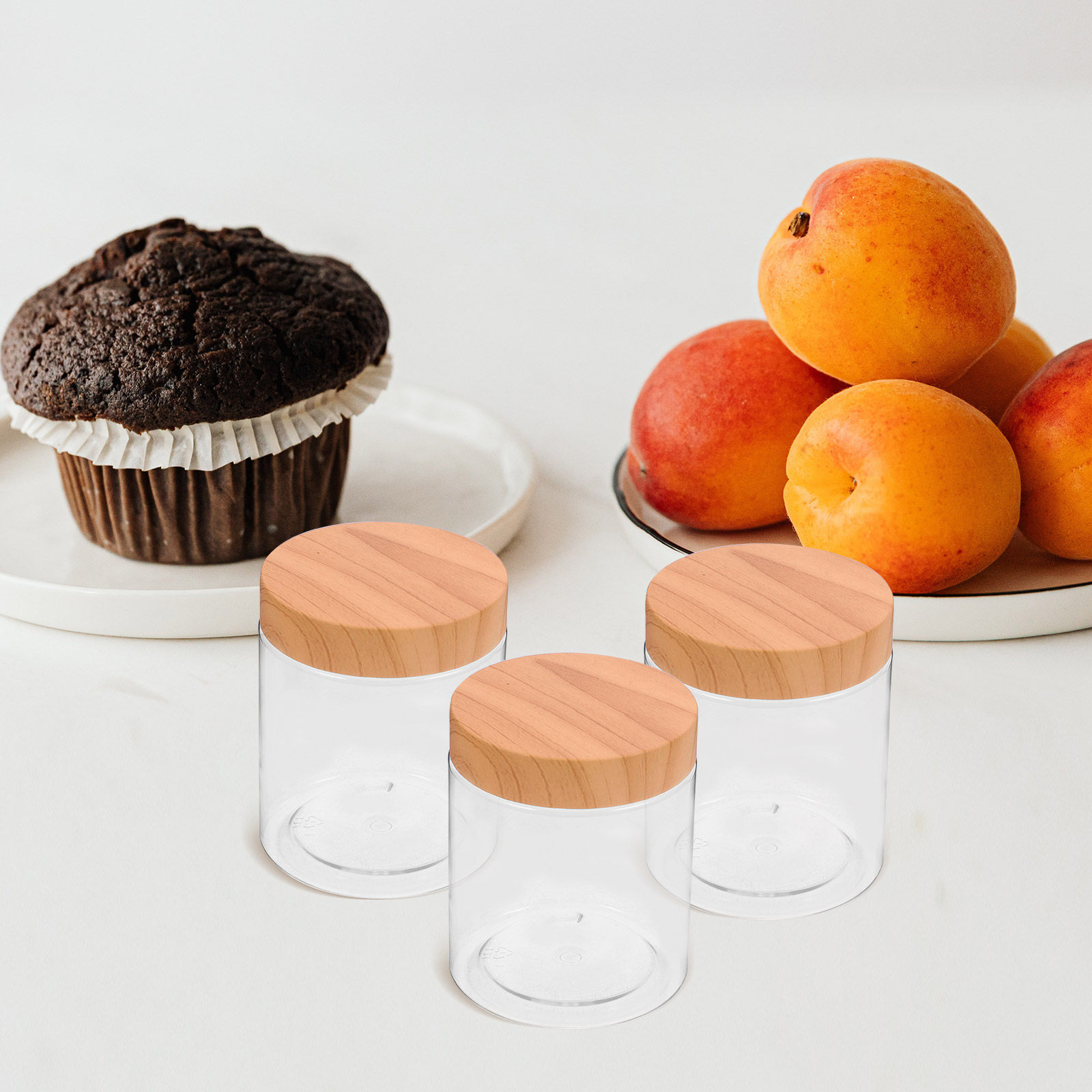 Food Storage Jars Plastic - 6 Adet Mutfak Saklama Kabı Hava