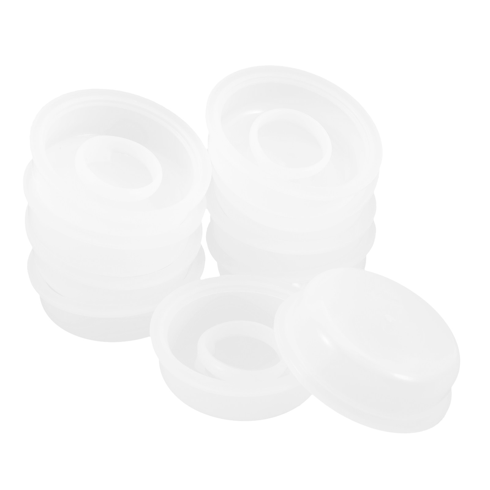 Food Storage Pet - 10 Adet Plastik Kimyasal Kova Kapağı