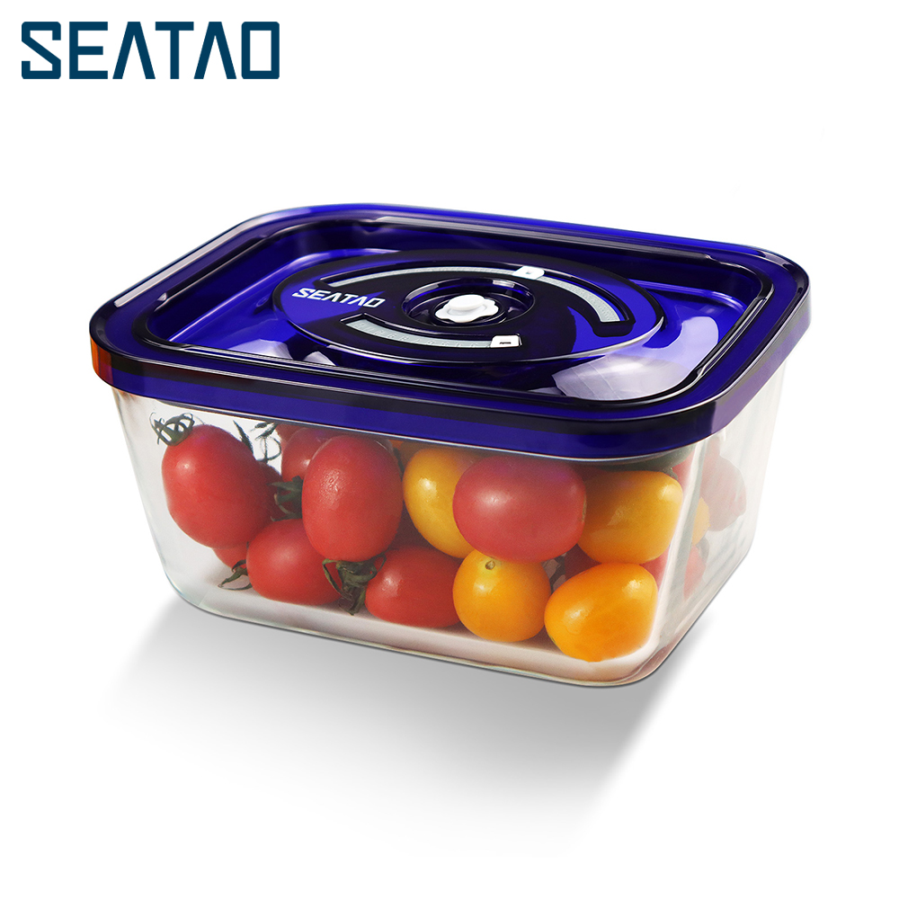 Food Storage With Glass Lids - SEATAO cam gıda saklama kapları, kapaklı