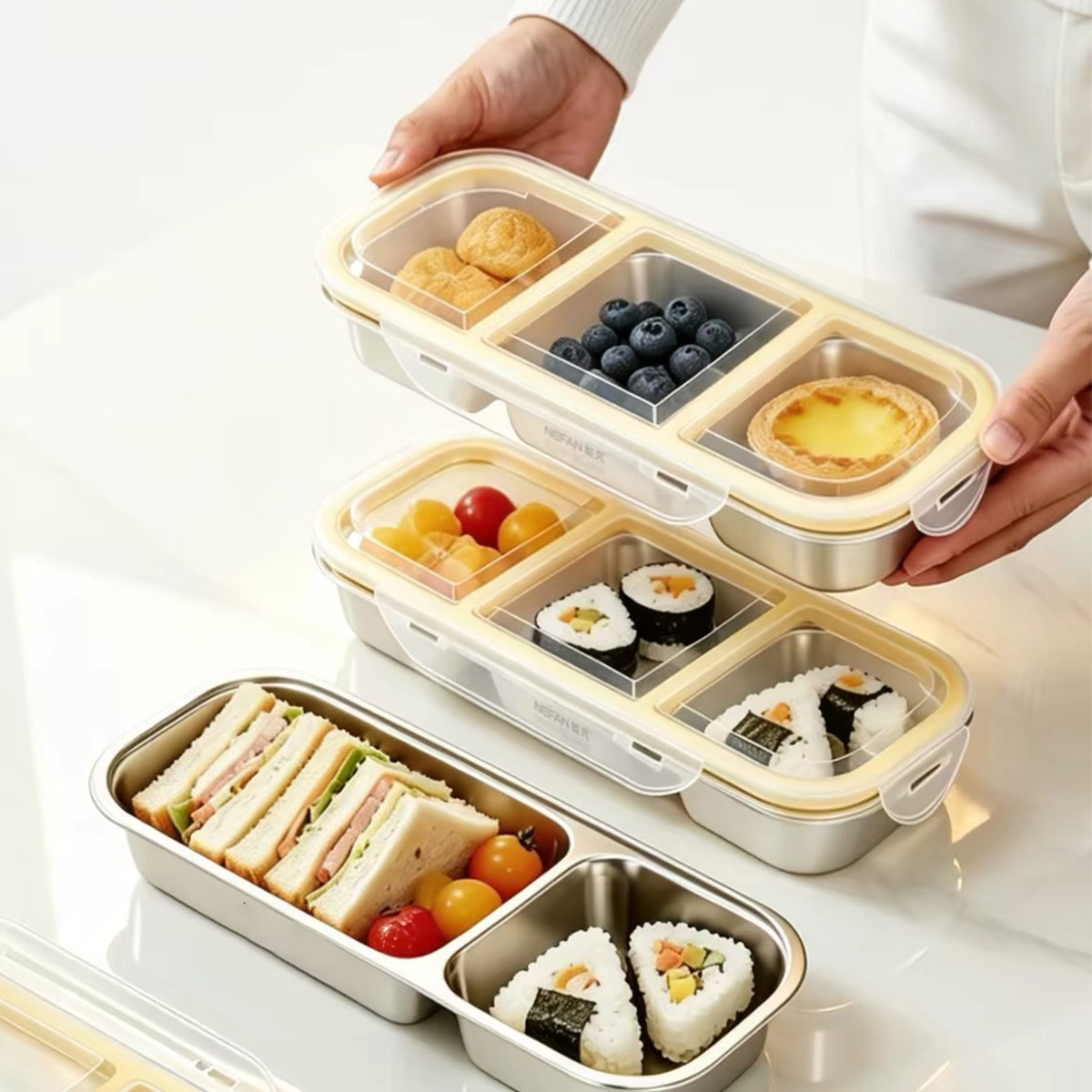 Paslanmaz çelik kapaklı yiyece - Food Storage Box Stainless Steel incelemesi ve fiyatı