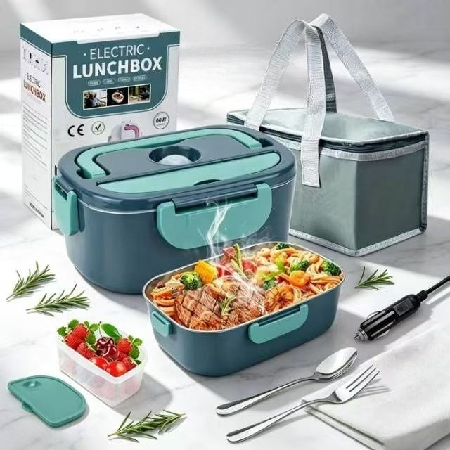 100W Elektrikli Isıtmalı Öğle  - Food Storage Box Stainless Steel incelemesi ve fiyatı