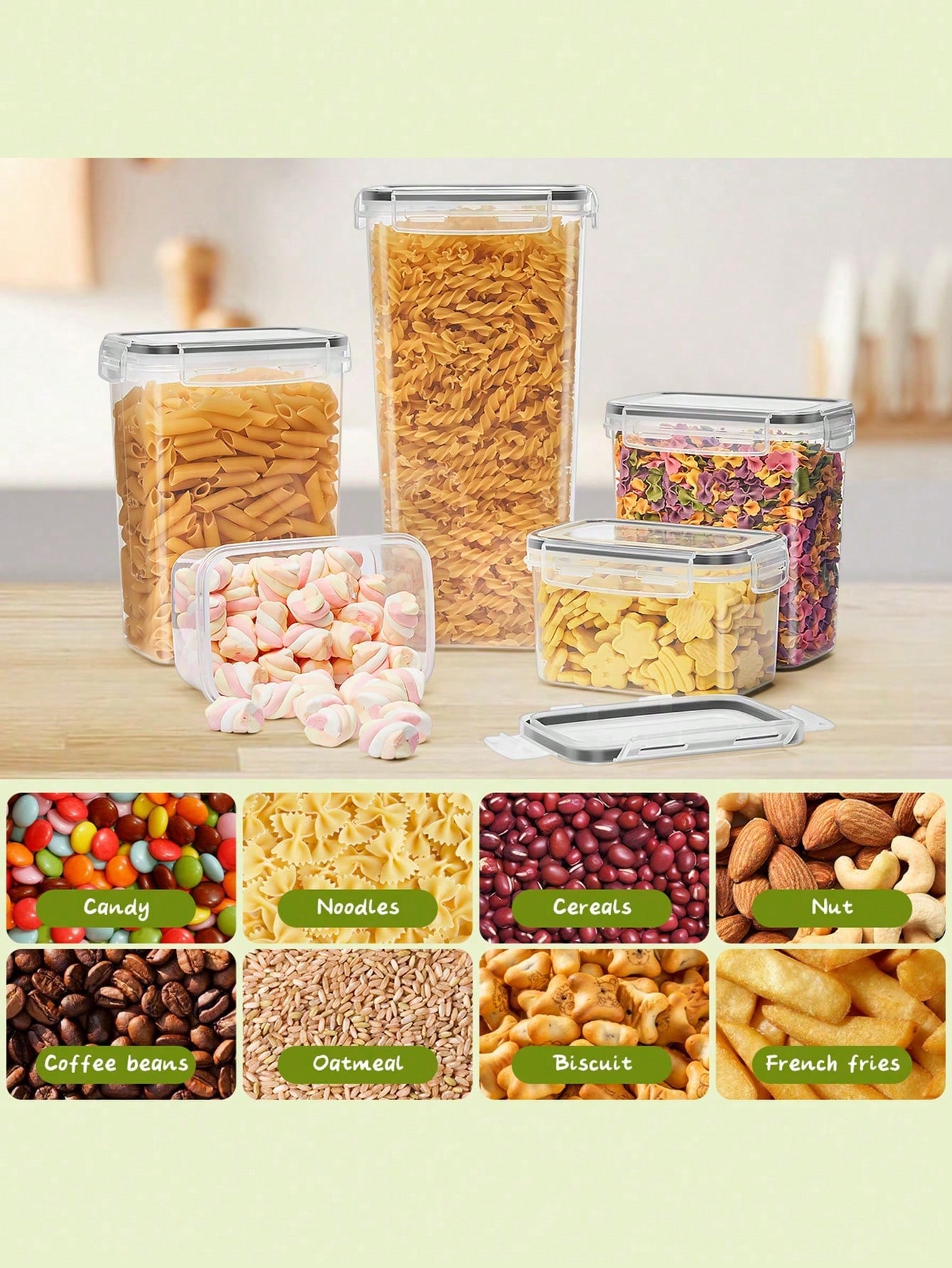 48 adet Hava Geçirmeyen Gıda S - Food Storage With Lock incelemesi ve fiyatı