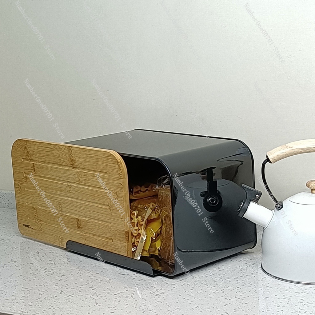 Bambu Kapaklı Mutfak Ekmek Kut - Food Storage Box Stainless Steel incelemesi ve fiyatı