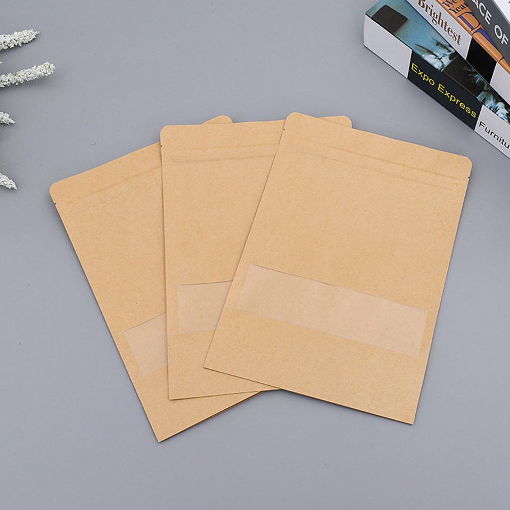 50 Adet, Çevre Dostu Kraft Kağ - Food Storage Zipper Bags incelemesi ve fiyatı