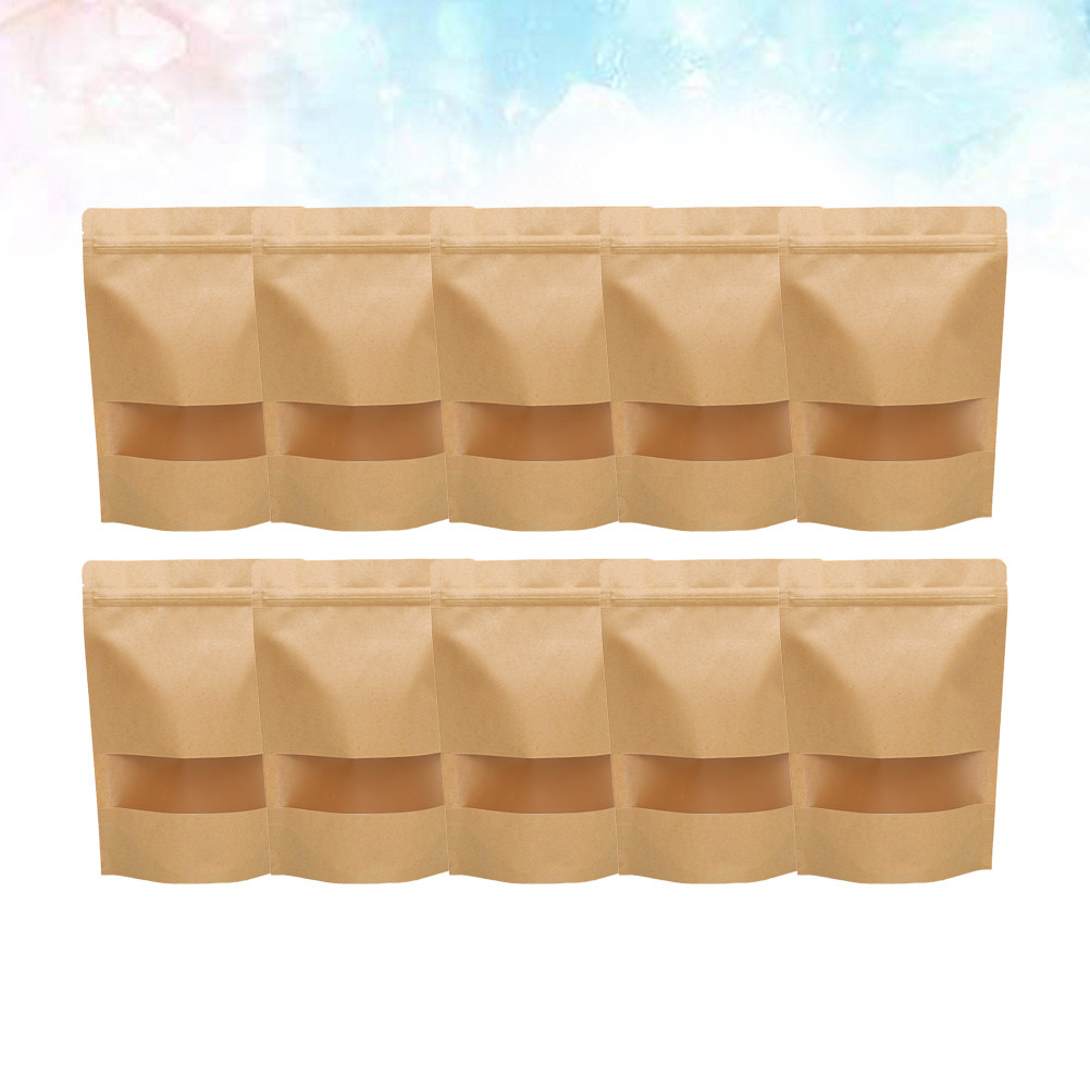 50 Adet, Çevre Dostu Kraft Kağ - Food Storage Zipper Bags incelemesi ve fiyatı