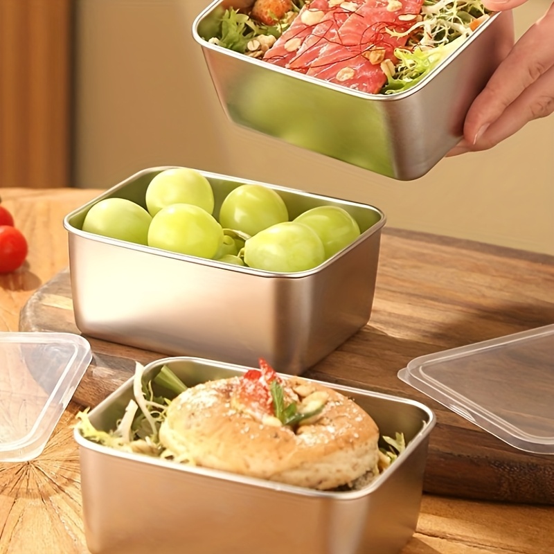 3/6 Adet Paslanmaz Çelik Dikdö - Food Storage Box Stainless Steel incelemesi ve fiyatı
