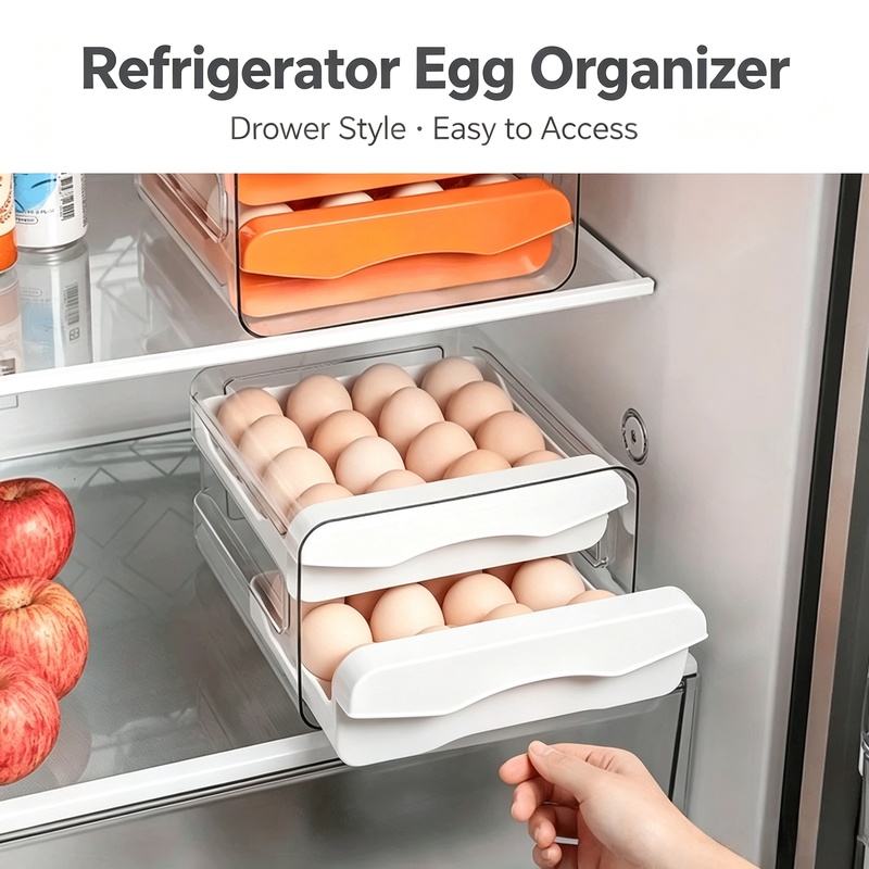 2 Katmanlı Çekmeceli Tip Buzdo - Egg Storage Holder incelemesi ve fiyatı