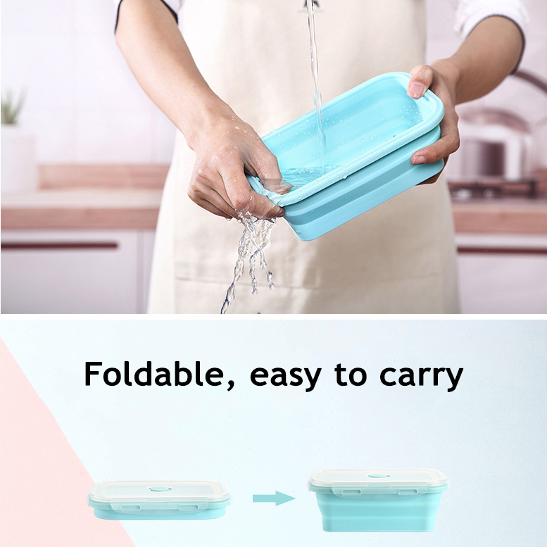 Katlanabilir Silikon Gıda Sakl - Food Storage Lunch Box incelemesi ve fiyatı