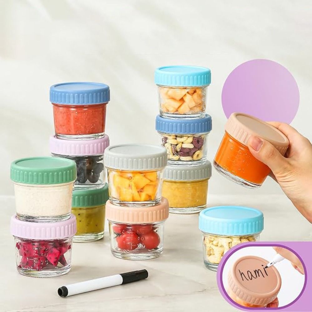 6 adet Mason Kavanoz Cam Bebek - Food Storage With Glass Lids incelemesi ve fiyatı