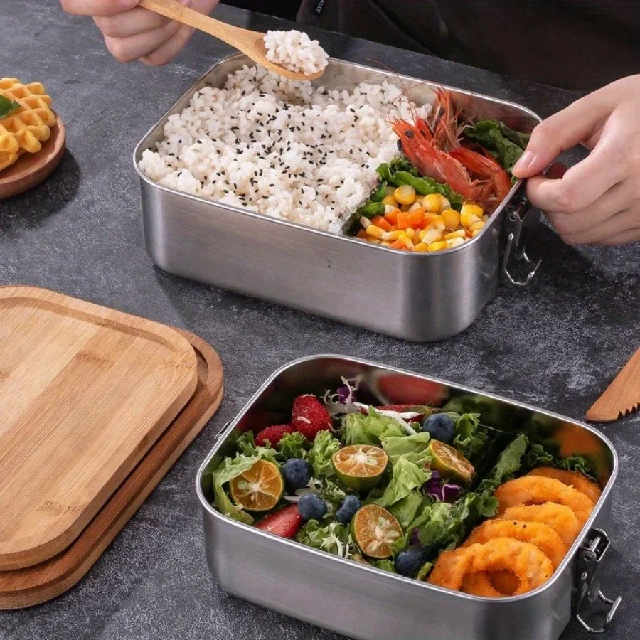 Yeni 304 Paslanmaz Çelik Bambu - Food Storage Box Stainless Steel incelemesi ve fiyatı