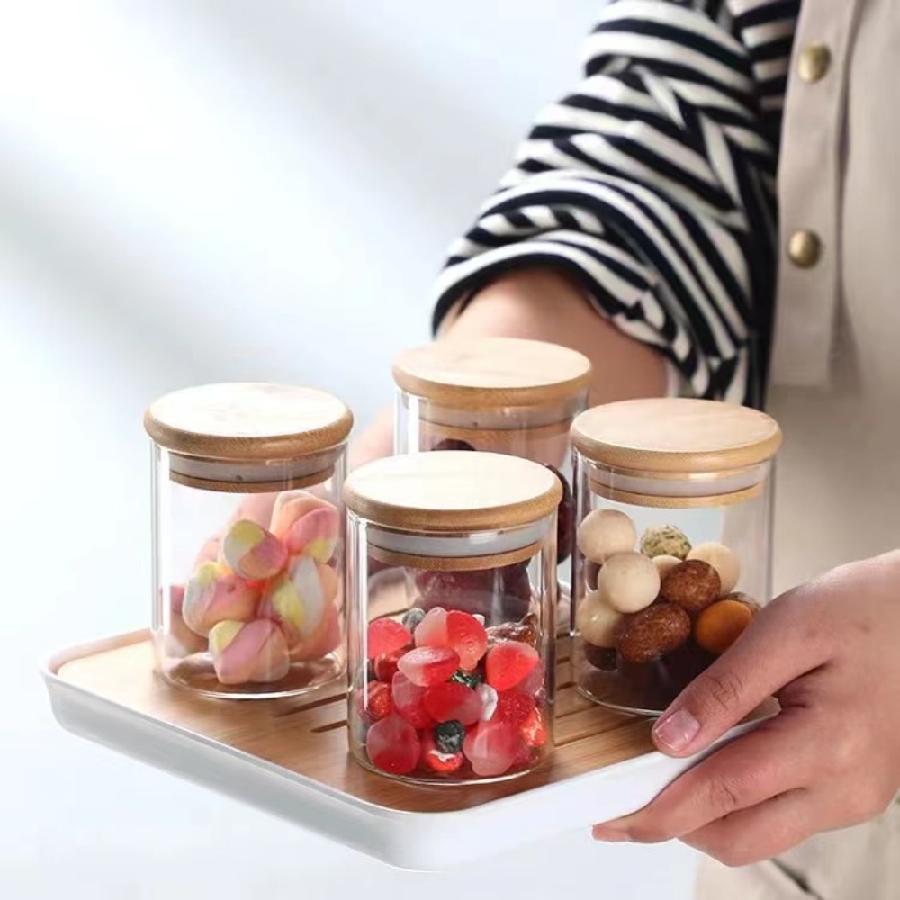 Bambu kapaklı cam gıda depolam - Food Storage With Glass Lids incelemesi ve fiyatı