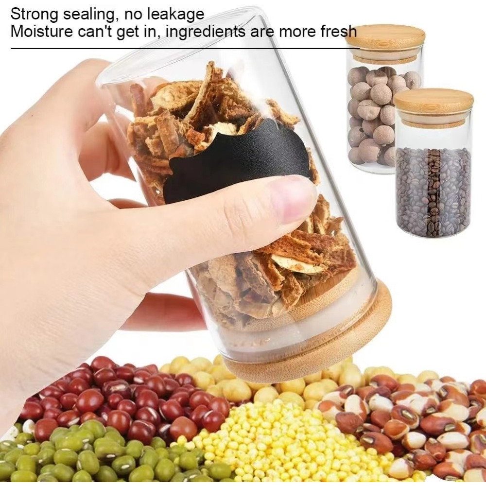 Bambu kapaklı cam gıda depolam - Food Storage With Glass Lids incelemesi ve fiyatı