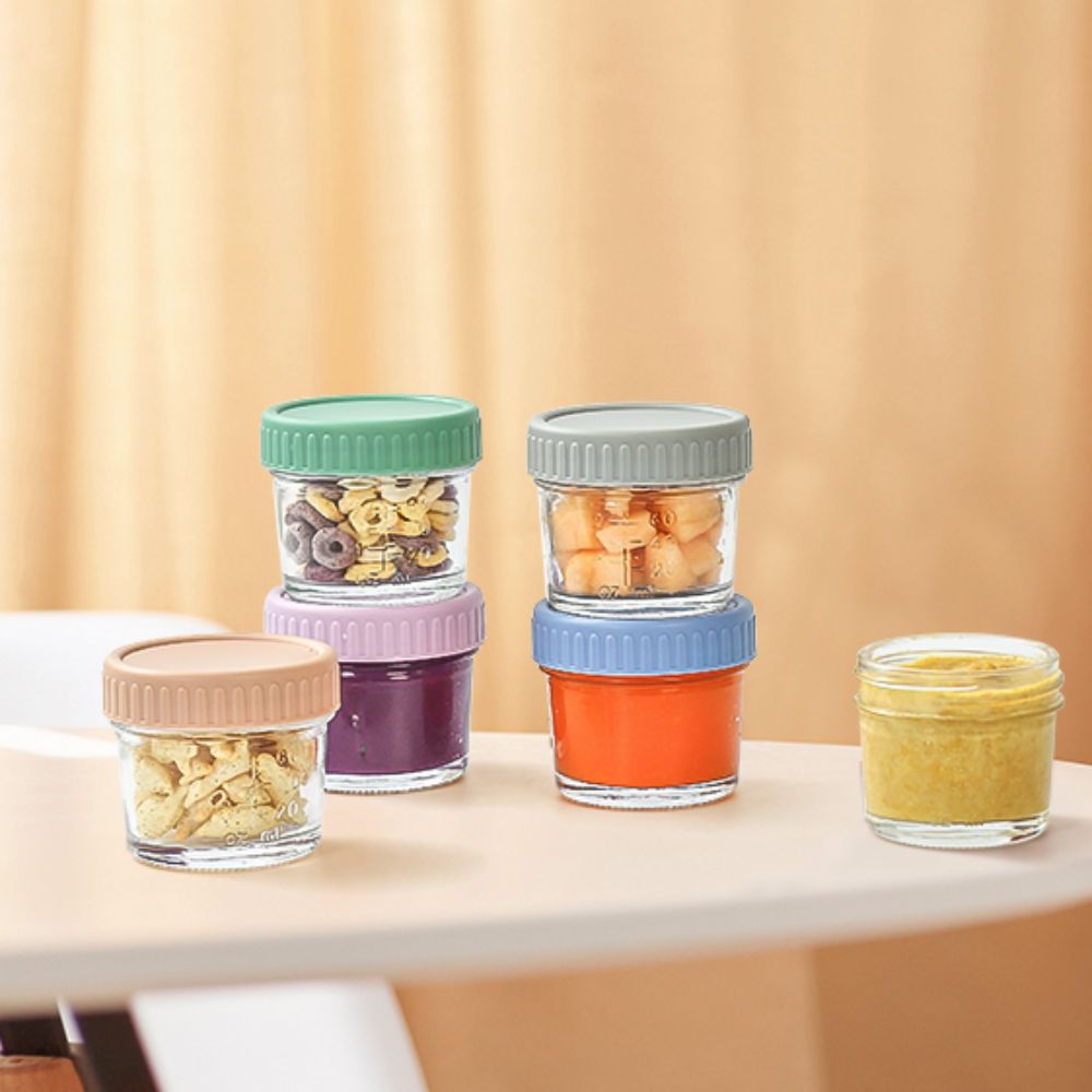 6 adet cam bebek maması kavano - Food Storage With Glass Lids incelemesi ve fiyatı