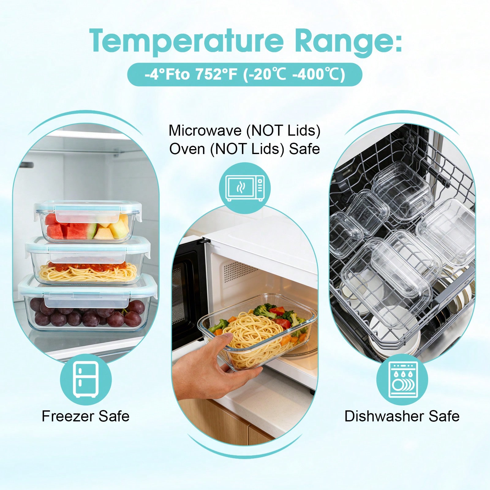 16 Adet Hava Geçirmez Cam Sakl - Food Storage With Glass Lids incelemesi ve fiyatı