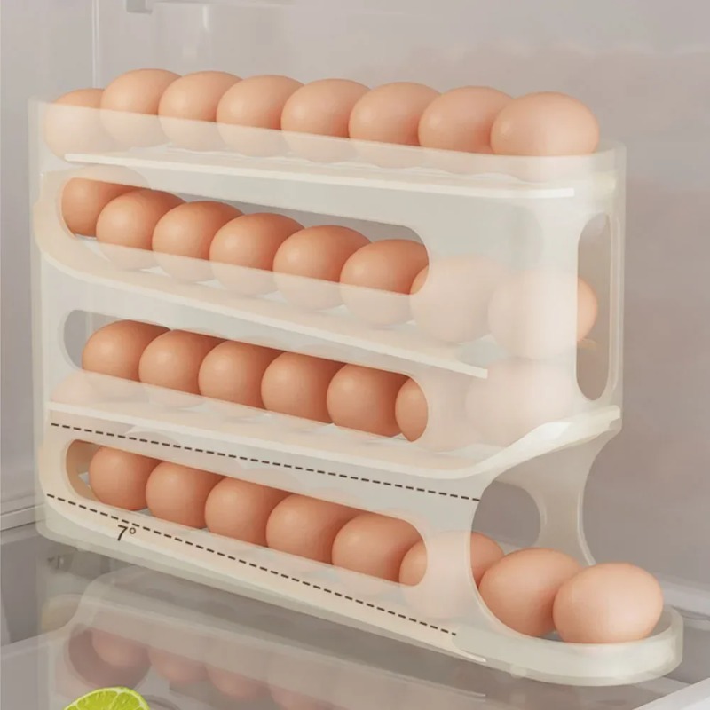 4 Katmanlı Otomatik Döner Yumu - Egg Storage Holder incelemesi ve fiyatı