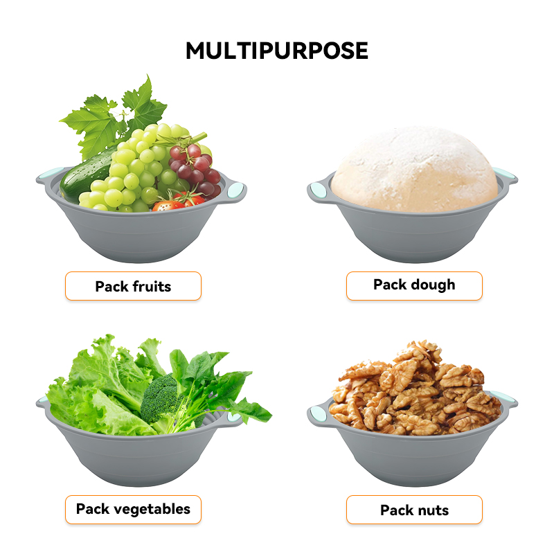 1 adet silikon katlanabilir ba - Food Storage With Dividers incelemesi ve fiyatı