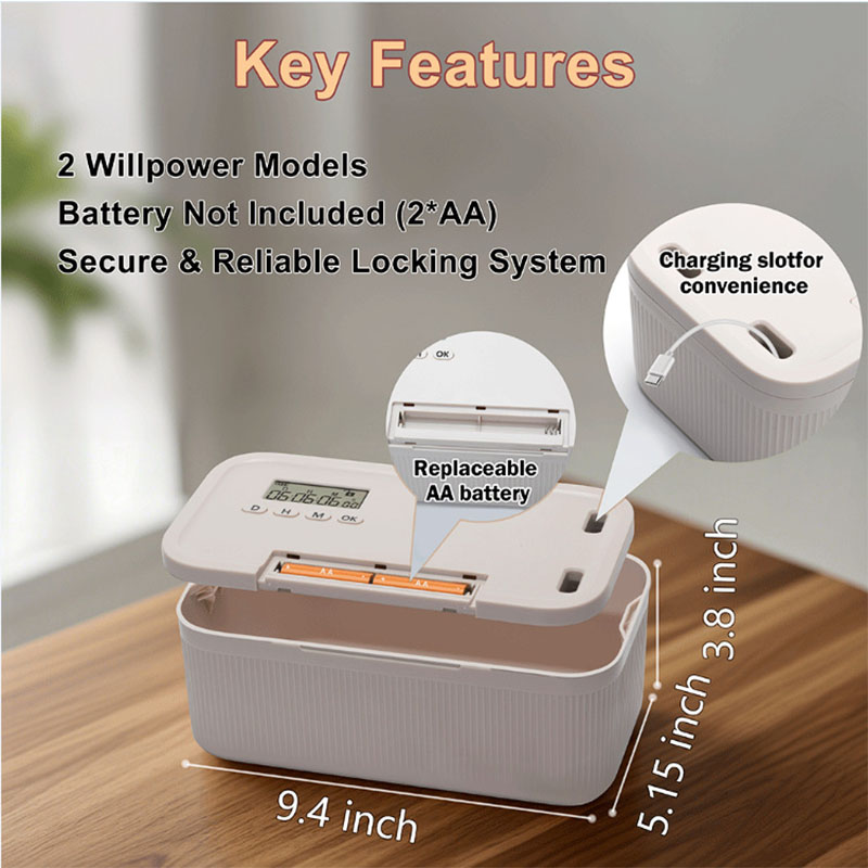 Zaman Ayarlı Kilit Kutusu 2 Mo - Food Storage With Lock incelemesi ve fiyatı