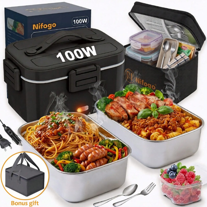 100W Elektrikli Isıtmalı Yemek - Food Storage Box Stainless Steel incelemesi ve fiyatı
