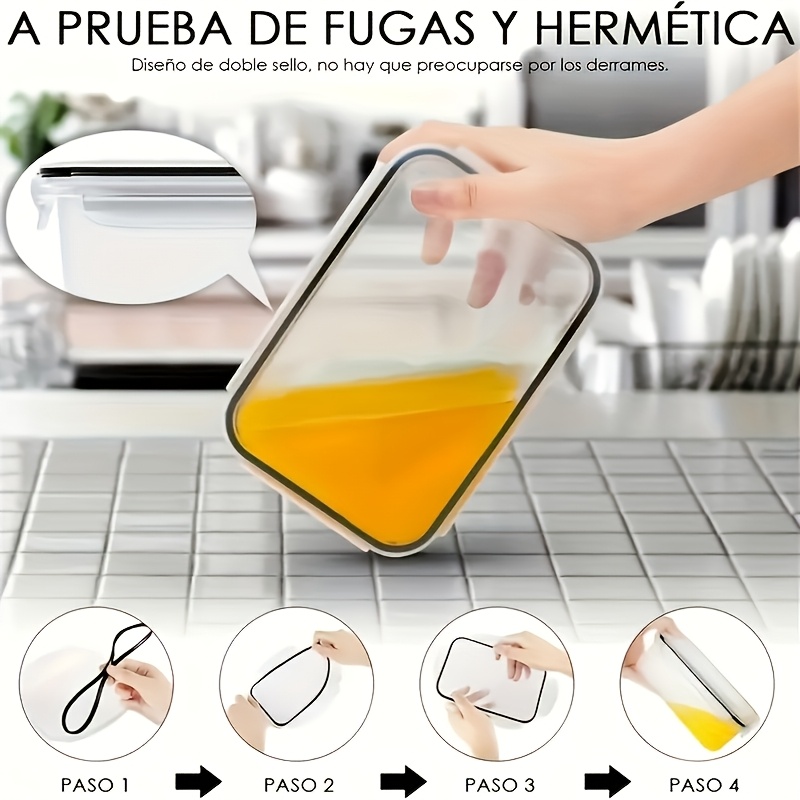 8 Parça Set, 4 Kap ve 4 Kapak  - Food Storage With Dividers incelemesi ve fiyatı