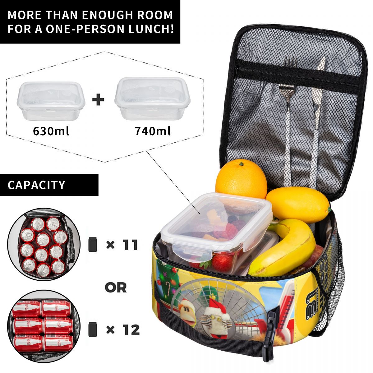 31 Minutos Şili Çizgi Film Des - Xmas Food Storage Containers incelemesi ve fiyatı