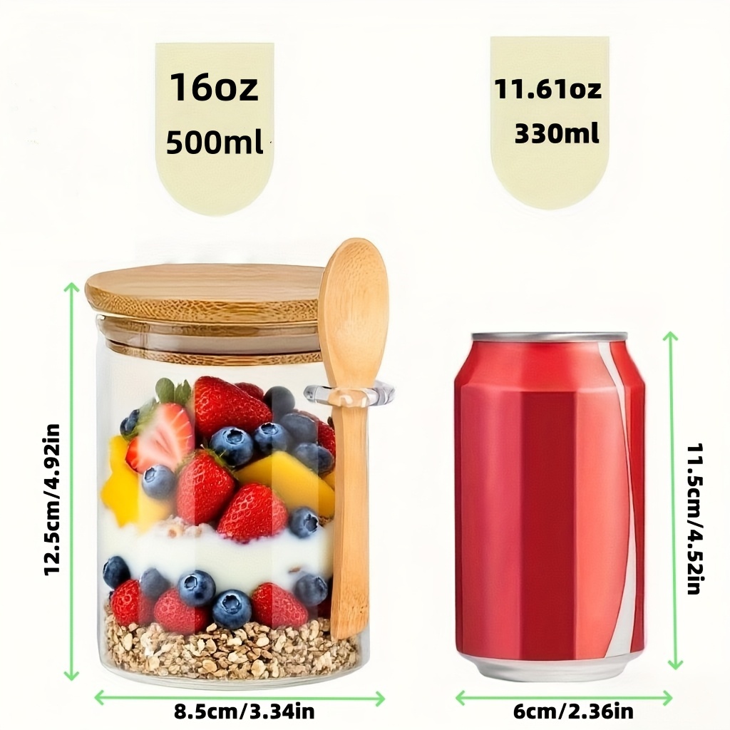 1/2/4/8 adetlik yulaf ezmesi i - Food Storage With Glass Lids incelemesi ve fiyatı