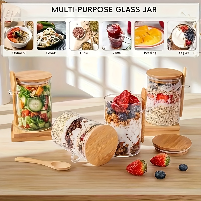 1/2/4/8 adetlik yulaf ezmesi i - Food Storage With Glass Lids incelemesi ve fiyatı