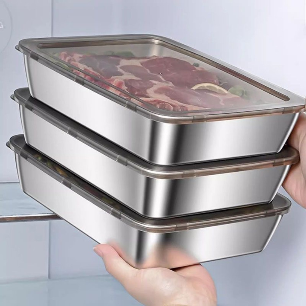 Gıda Sınıfı Paslanmaz Çelik Ka - Food Storage Box Stainless Steel incelemesi ve fiyatı