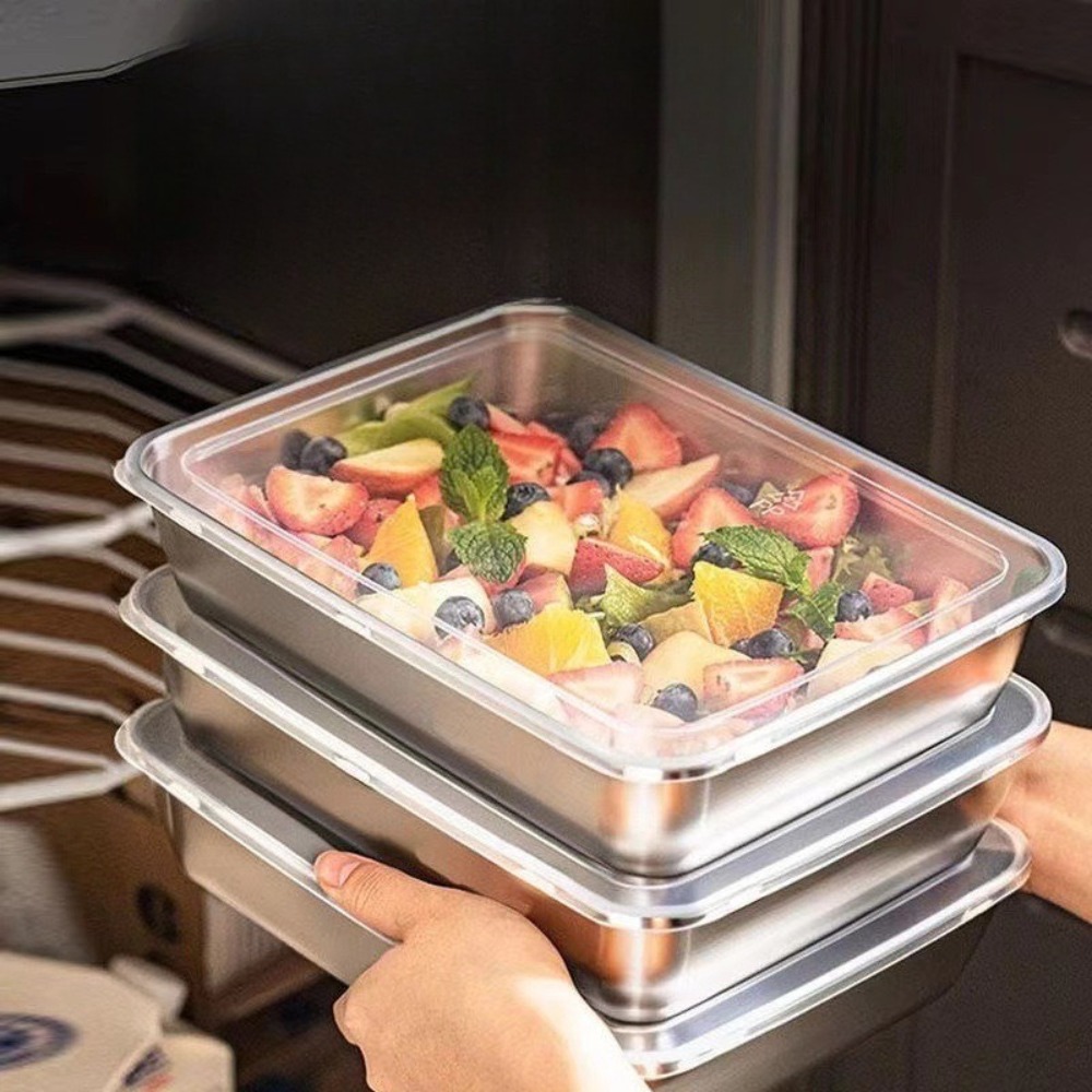 Gıda Sınıfı Paslanmaz Çelik Ka - Food Storage Box Stainless Steel incelemesi ve fiyatı