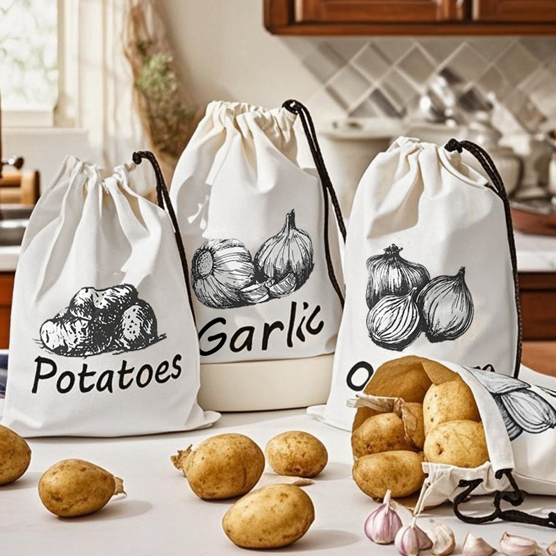Patates Soğan Sarımsak Desenli - Food Storage Zipper Bags incelemesi ve fiyatı