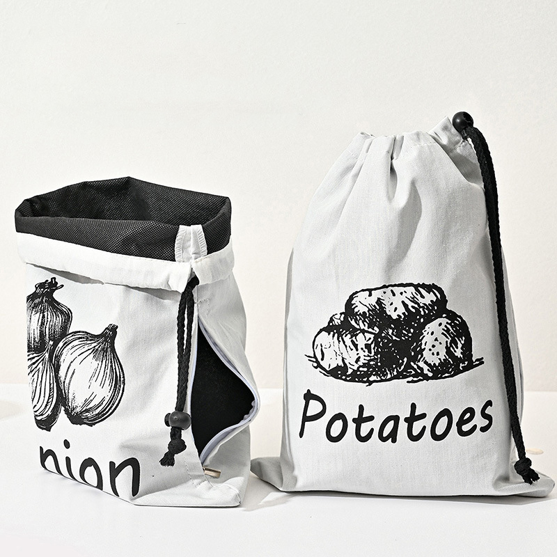 Patates Soğan Sarımsak Desenli - Food Storage Zipper Bags incelemesi ve fiyatı