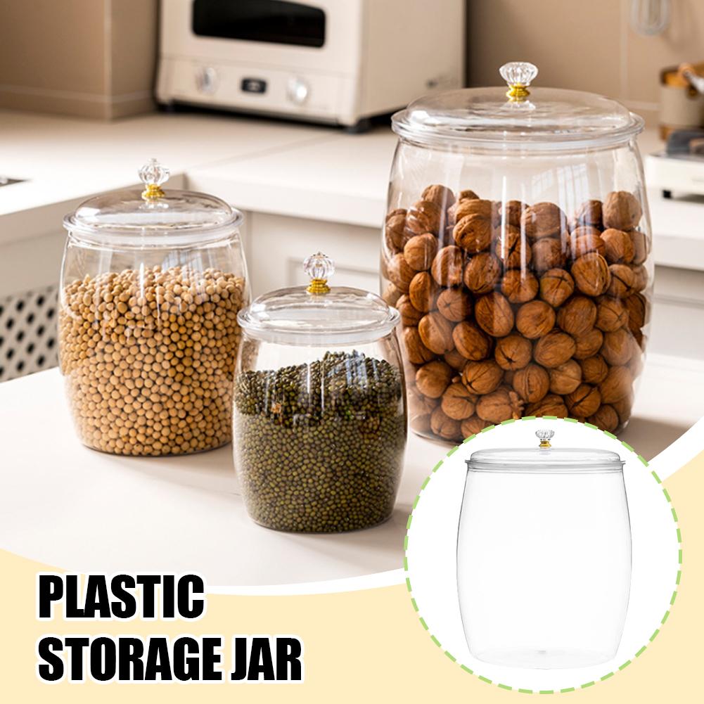 Büyük Şeffaf Plastik Mühürlü K - Food Storage Jars Plastic incelemesi ve fiyatı