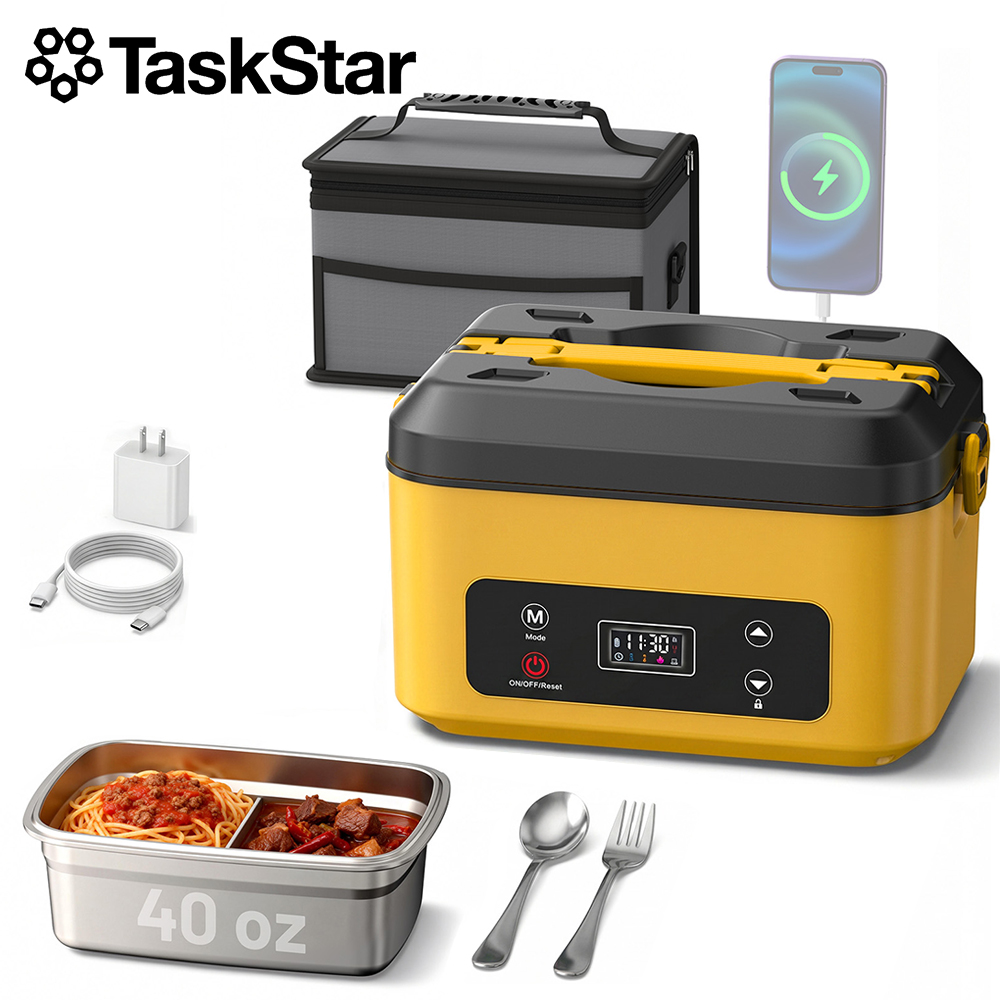 TaskStar Taşınabilir Isıtmalı  - Food Storage Box Stainless Steel incelemesi ve fiyatı