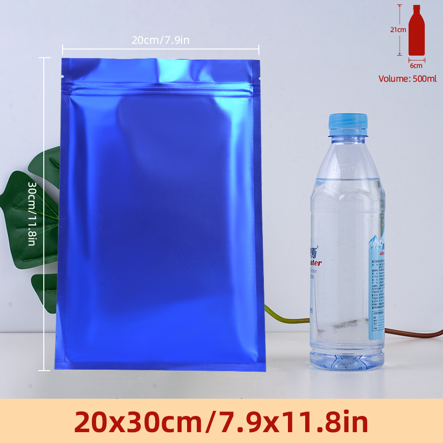 100 adet Mat Mavi Folyo Fermua - Food Storage Zipper Bags incelemesi ve fiyatı