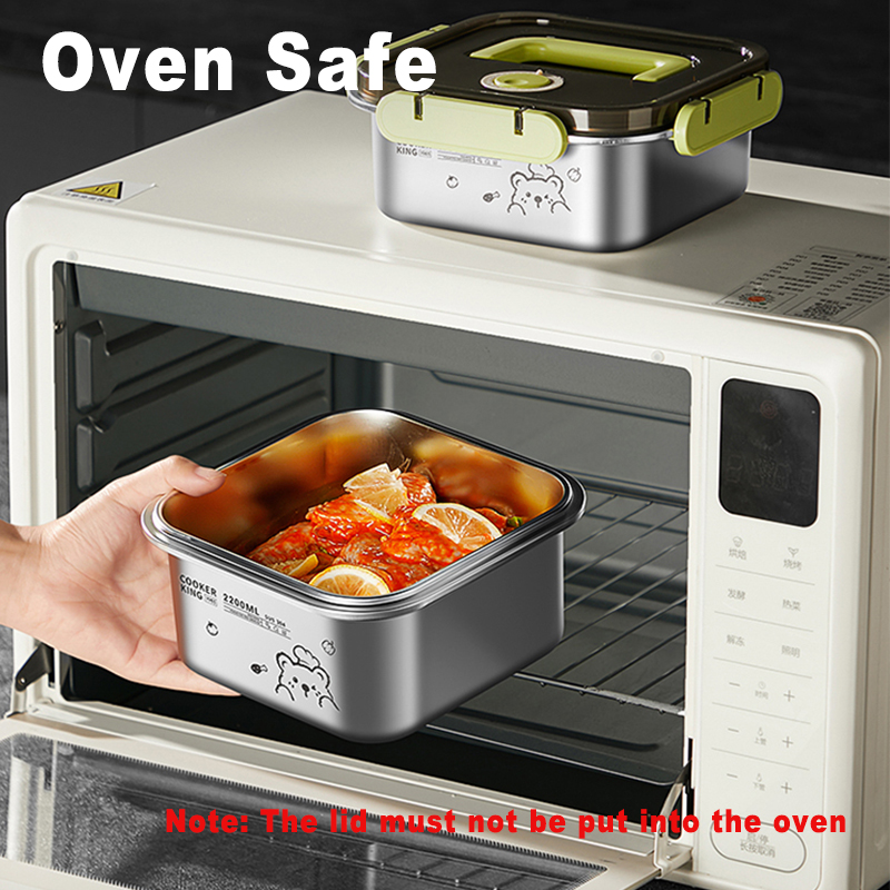 COOKER KING 420ml-6200ml Büyük - Food Storage Box Stainless Steel incelemesi ve fiyatı