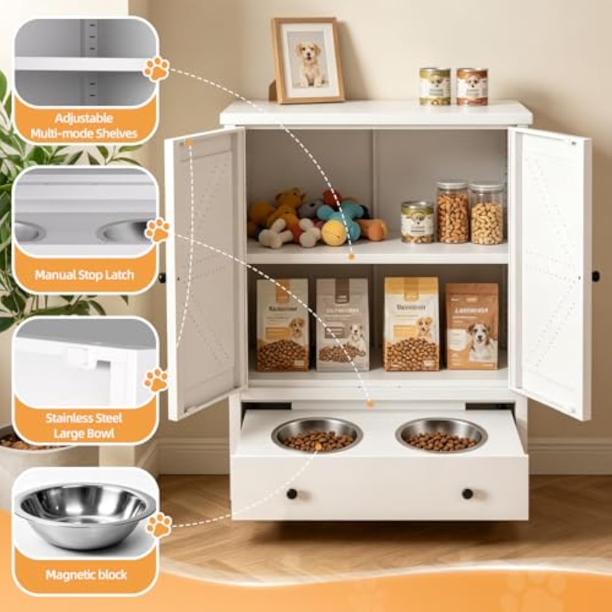 Çekmeceli ve 2 Çıkarılabilir P - Food Storage Pet incelemesi ve fiyatı