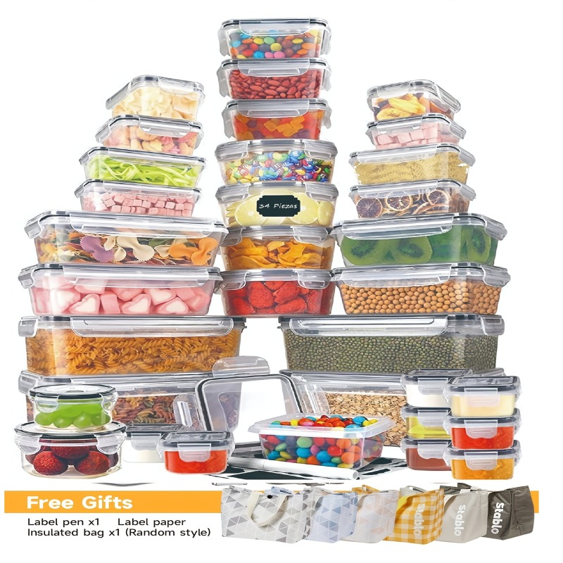 48 Parça BPA İçermeyen Gıda Sa - Food Storage Warehouse incelemesi ve fiyatı
