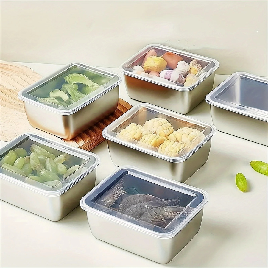 1/3/5 adet paslanmaz çelik gıd - Food Storage Box Stainless Steel incelemesi ve fiyatı