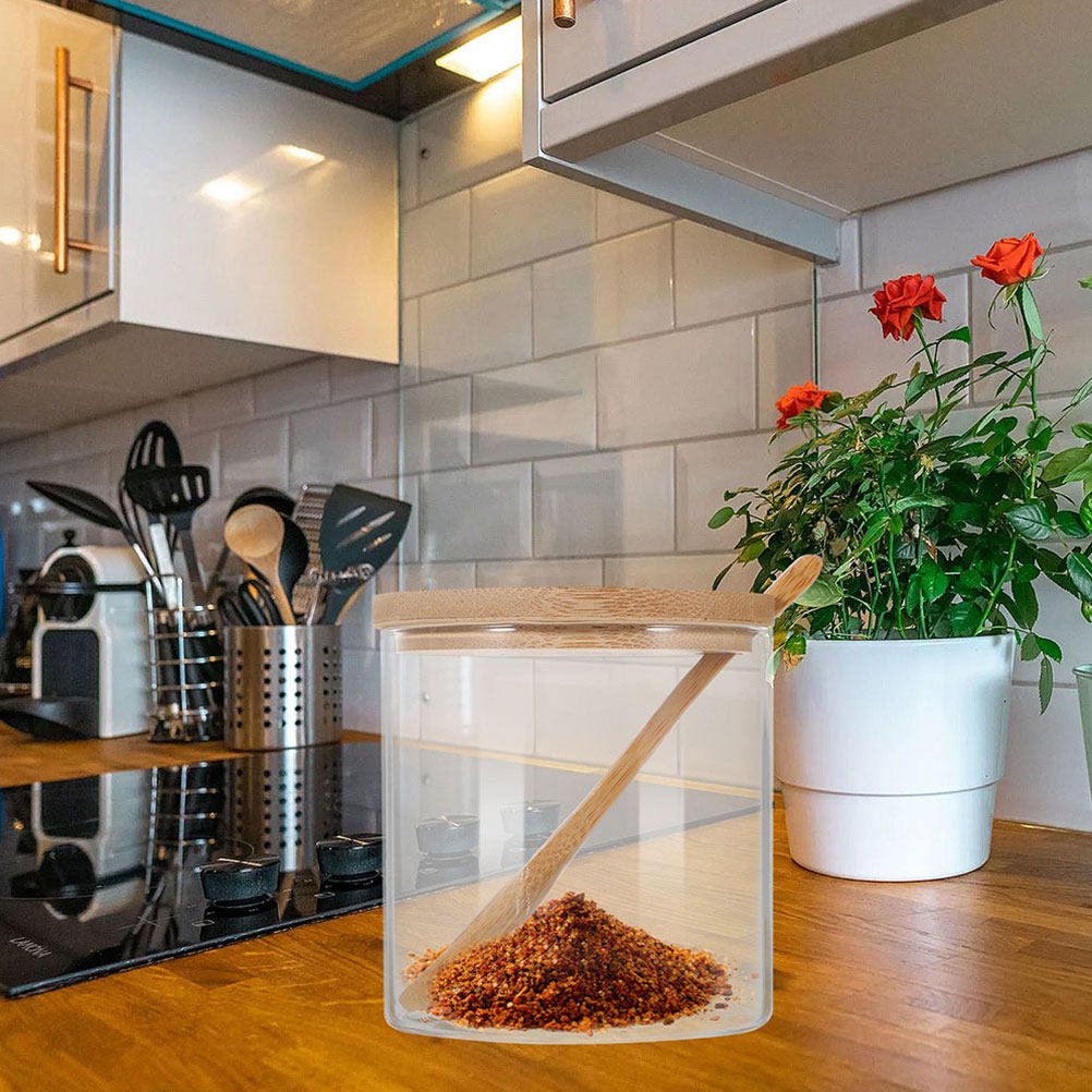 2 Adet Şeffaf Cam Baharatlık S - Food Storage With Glass Lids incelemesi ve fiyatı