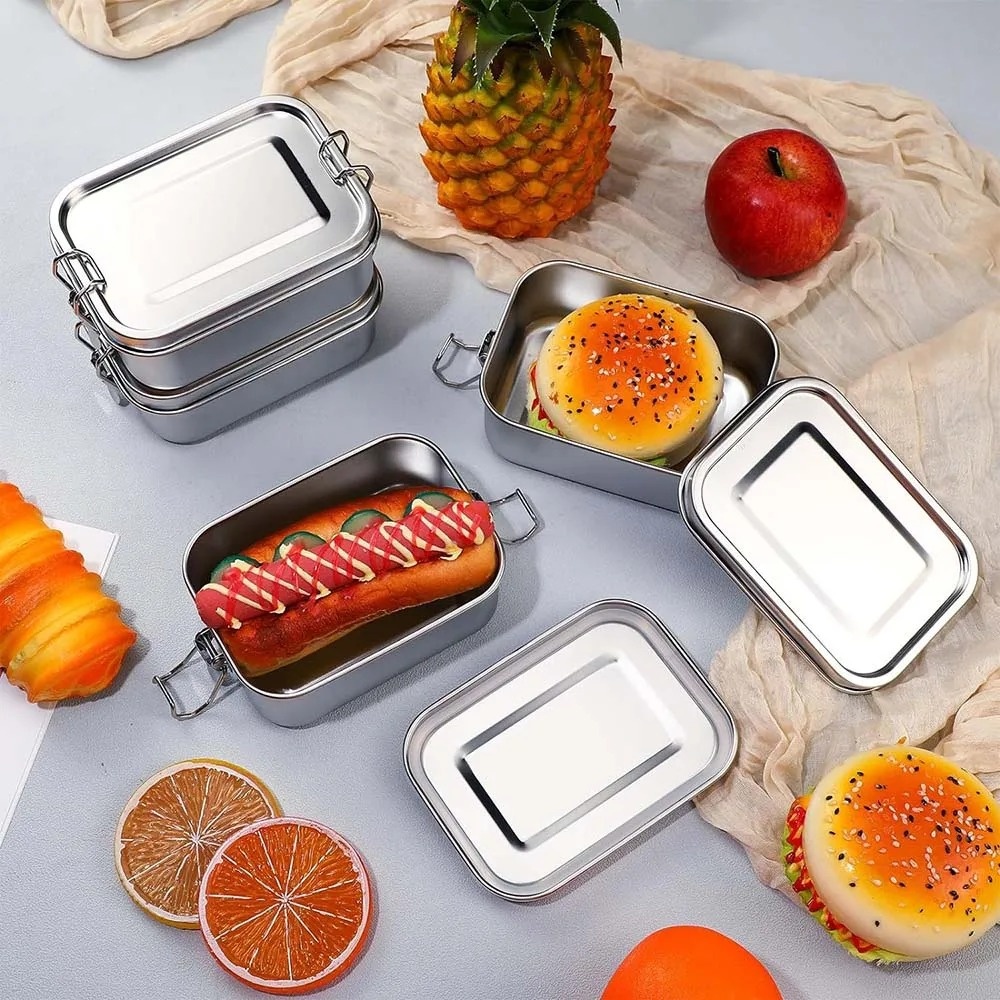 Paslanmaz Çelik Bento Kutusu M - Food Storage With Lock incelemesi ve fiyatı